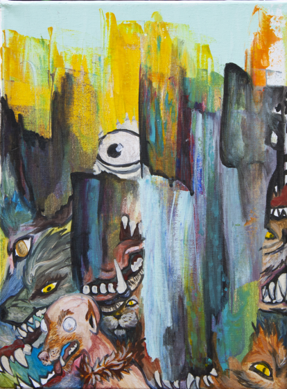 quickwerewolfpainting