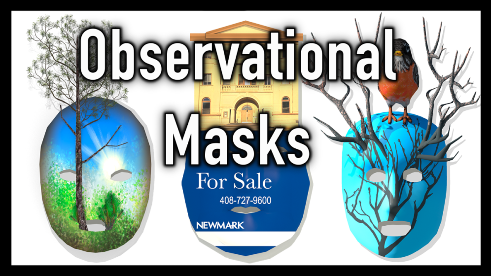 Observational Masks: 3D Interactive Art Gallery, 2026